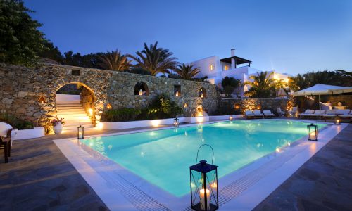 Mykonos, Greece.  Property and Model released.